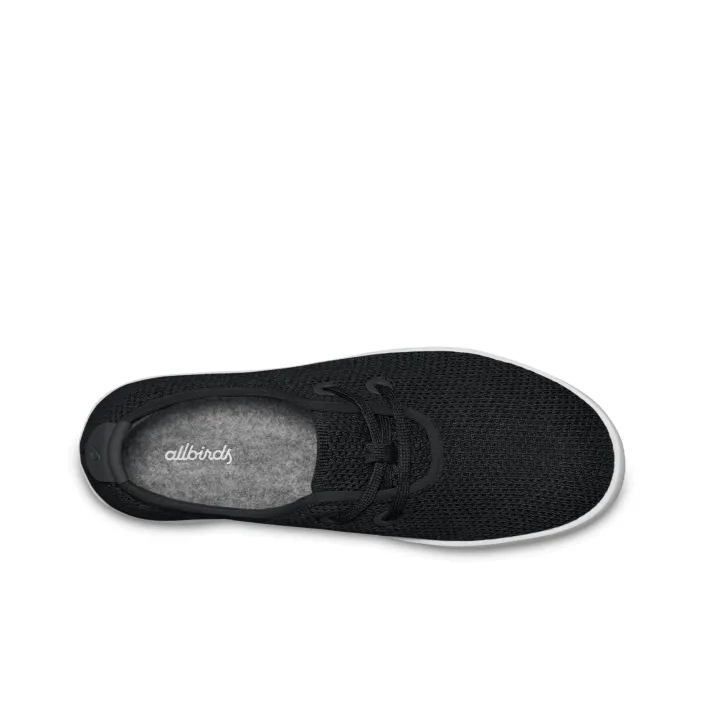 Allbirds Tree Skippers Anti-Slip Wear-Resistant Low-Top Skateboard Shoes Women's Obsidian Black-3