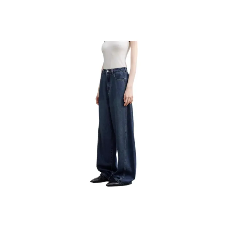 MOSIIMORII Jeans Women's Dark Blue-3