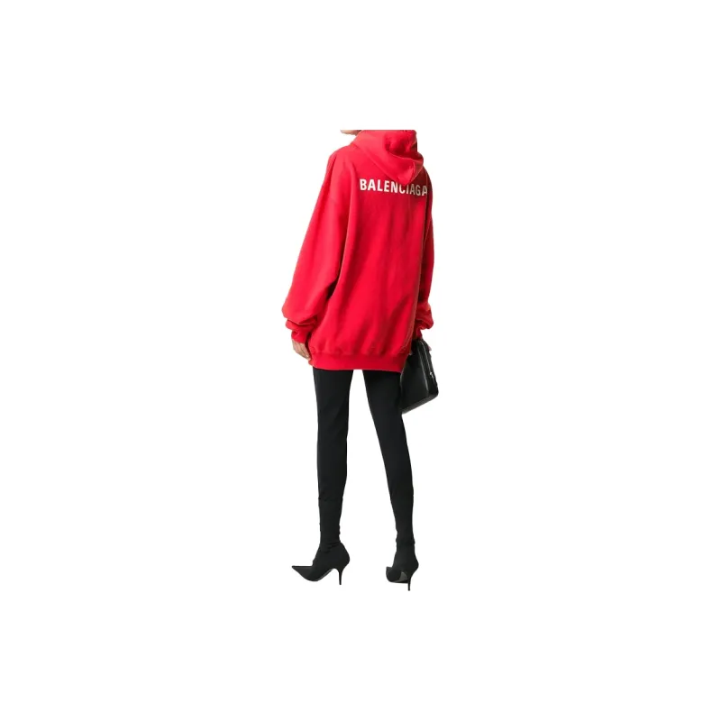 Balenciaga Sweatshirts Women's Red-2
