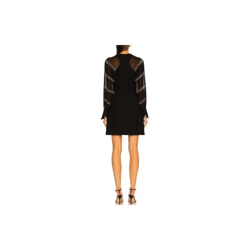 Stella McCartney Long-Sleeved Dresses Women's Black-2