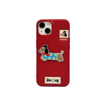 TPU Material Embroidered Star Bacon Dog Phone Cases Compatible With IPhone 16/15 Pro Max/Apple 13/14 Pro Max/12