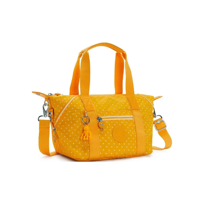 Kipling Fabric Shoulder Bag, Crossbody Bag, Handbag Mini Unisex Soft Point Yellow-2