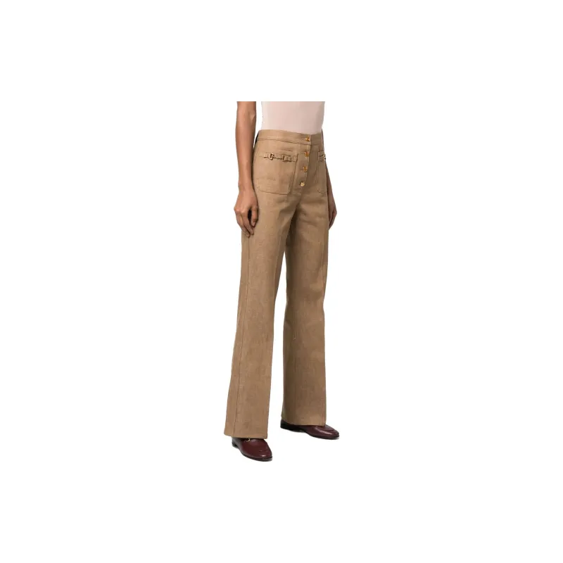 GUCCI Love Parade Casual Pants Women's Khaki-3