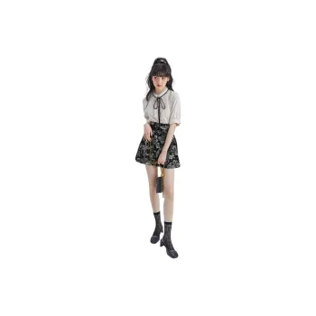 DEAR DEER PUFF Shirt Women's Ecru