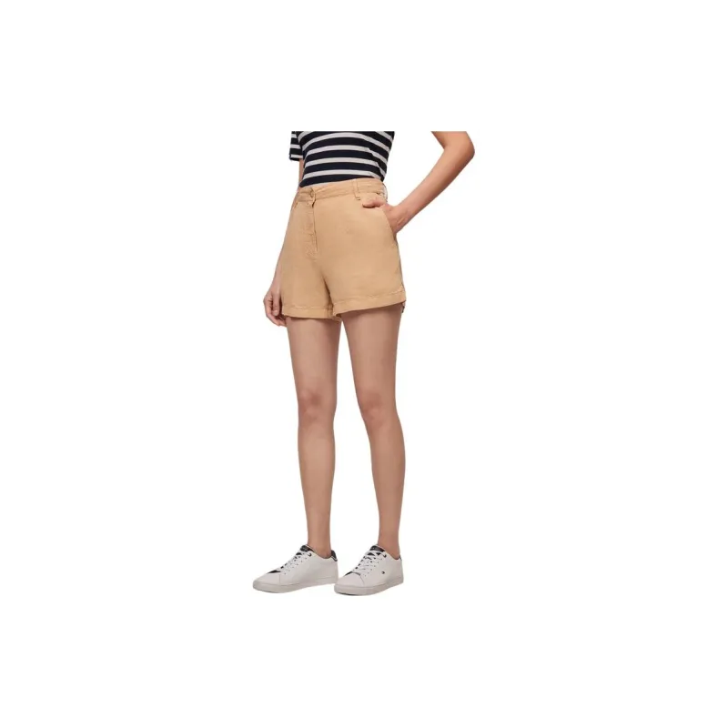 Tommy Hilfiger Logo embroidered Textured Shorts-2