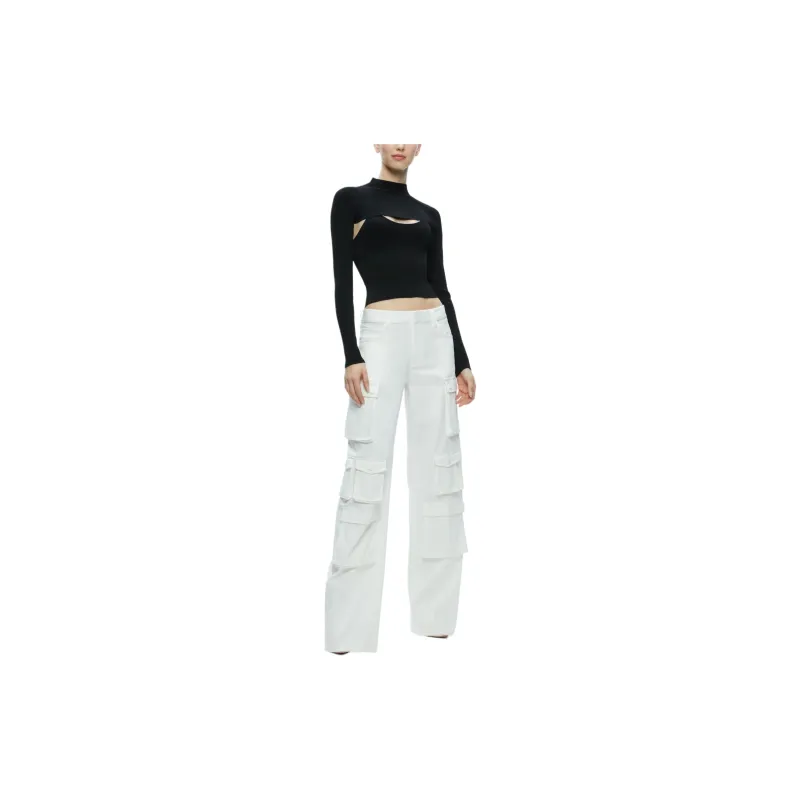 ALICE+OLIVIA Olympia Cargo Trousers-3