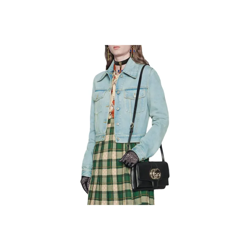 GUCCI Denim Jackets Women's Light Blue-1