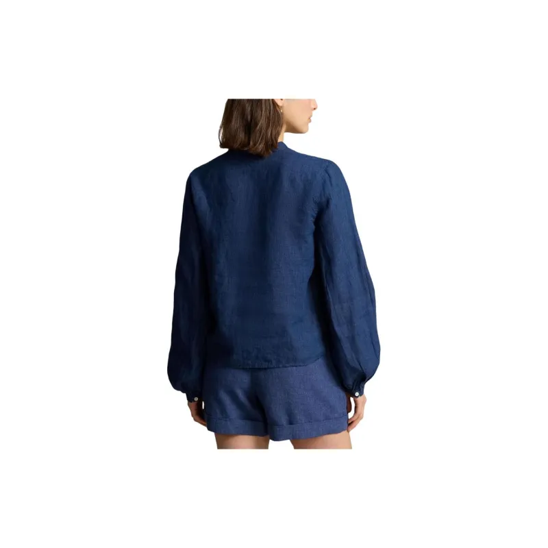 Polo Ralph Lauren Linen V-neck Blouse-3