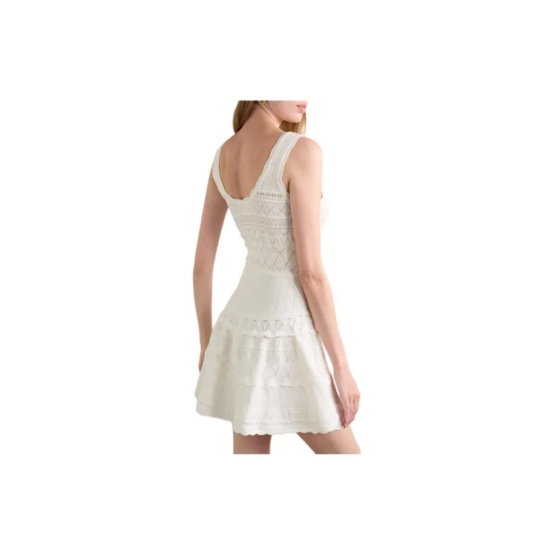 LOVESHACKFANCY FW24 Slip Dresses Women's White-2