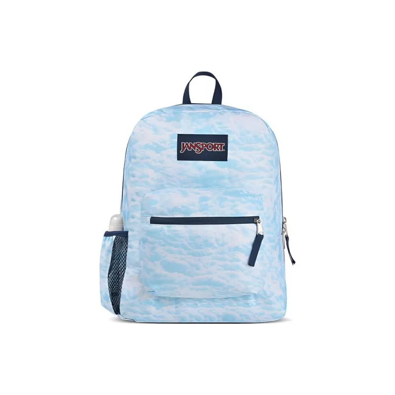 JanSport Polyester Backpack Regular Unisex Blue Sky And White Clouds-0