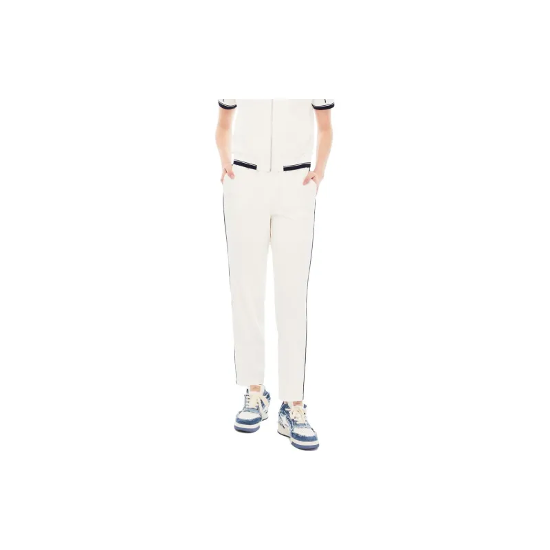 XII BASKET Casual Pants Women's Raw White-1
