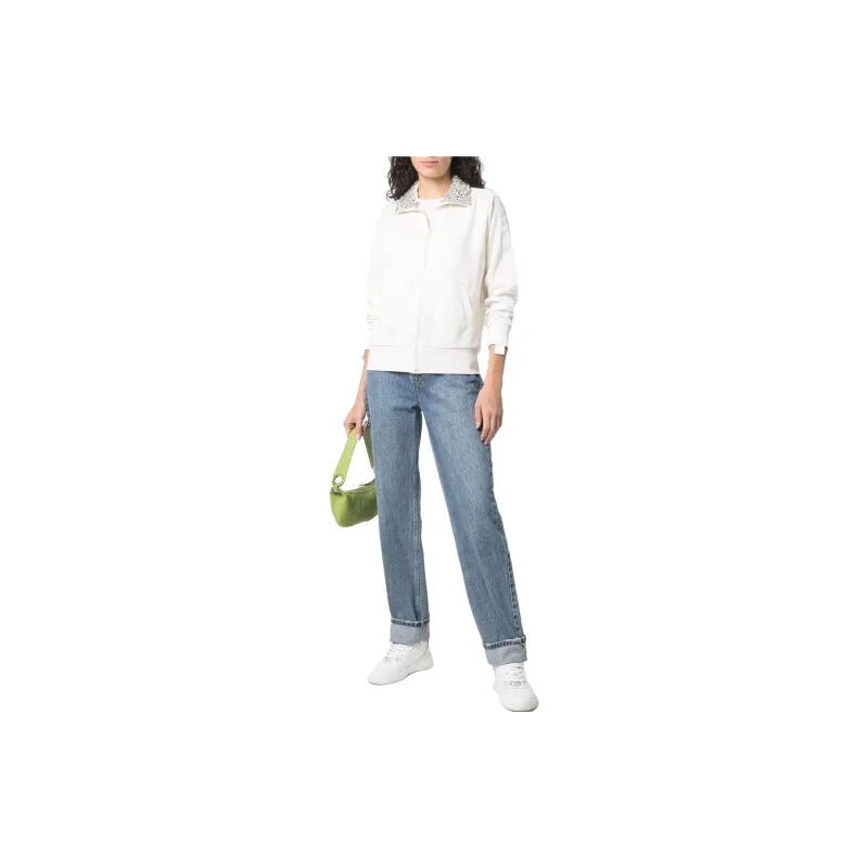 Golden Goose Collar Sequins Embellished Track Jacket-2