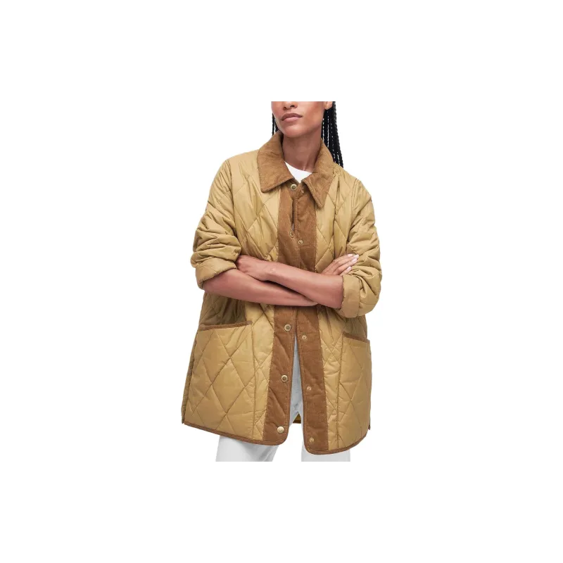 BARBOUR Highcliffe Quilted Jacket Jackets Coats Women's Brown-2