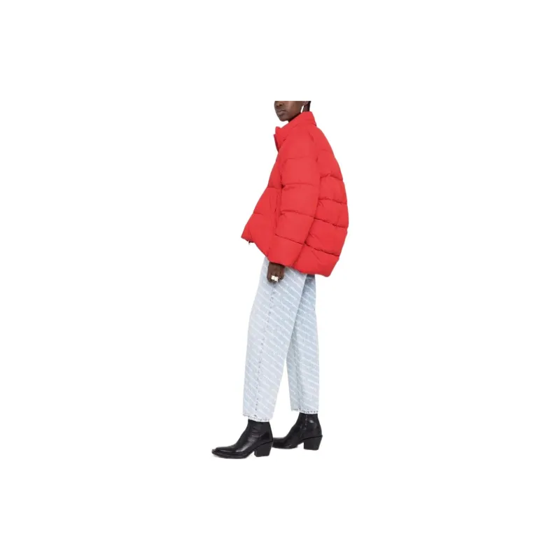 Balenciaga FW22 Jackets Coats Regular Fit Women's Red-3