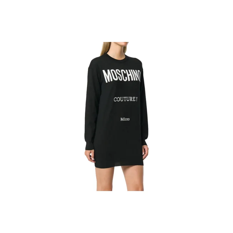 MOSCHINO Knitted Couture Mini Dress-2