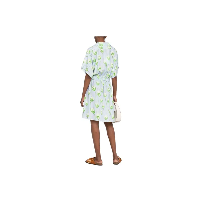 KENZO Short Sleeved Dresses Women's Light Blue-2