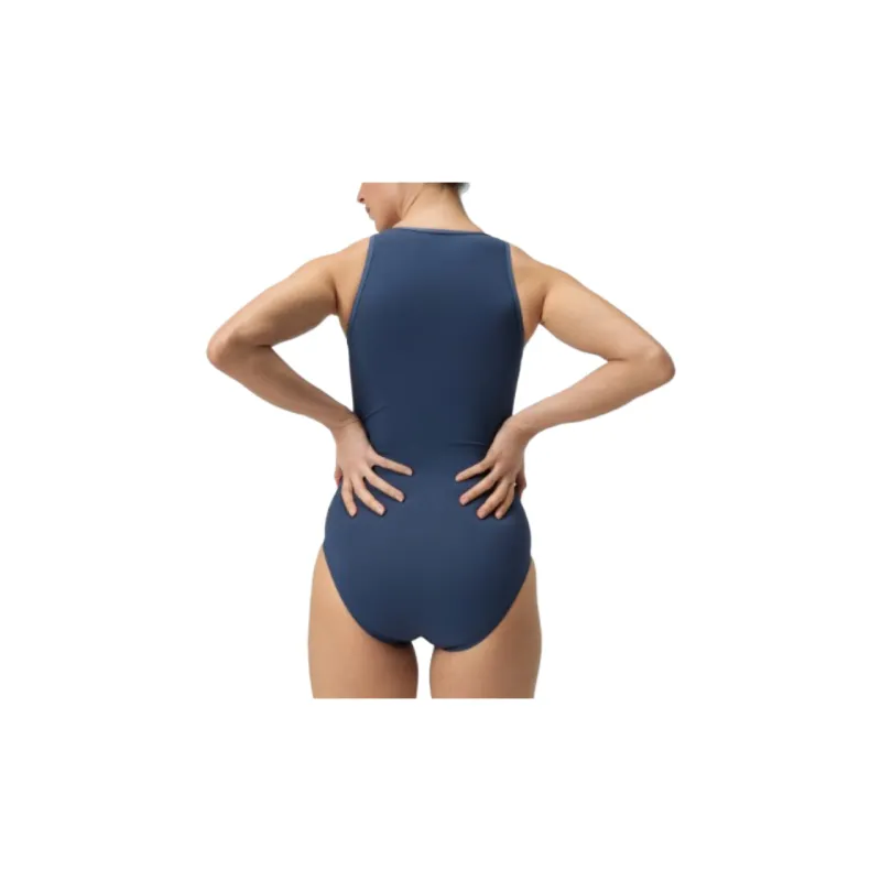Speedo Hydrasuit One-piece Swimsuit Women's Marine Blue-5