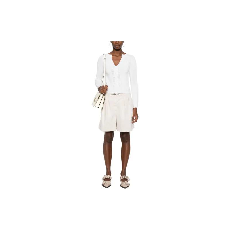MaxMara V Neck Long Sleeved Jumper-1