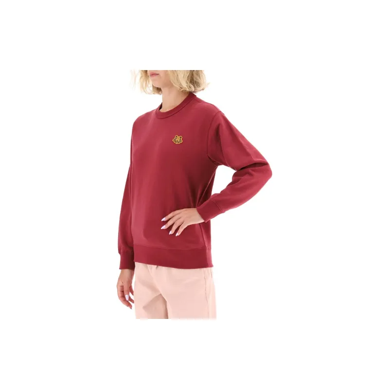KENZO Sweatshirts Women's Burgundy-4