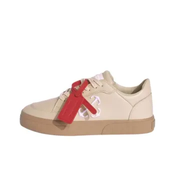 OFF WHITE New Low Vulcanized Lace Up Sneakers Women's