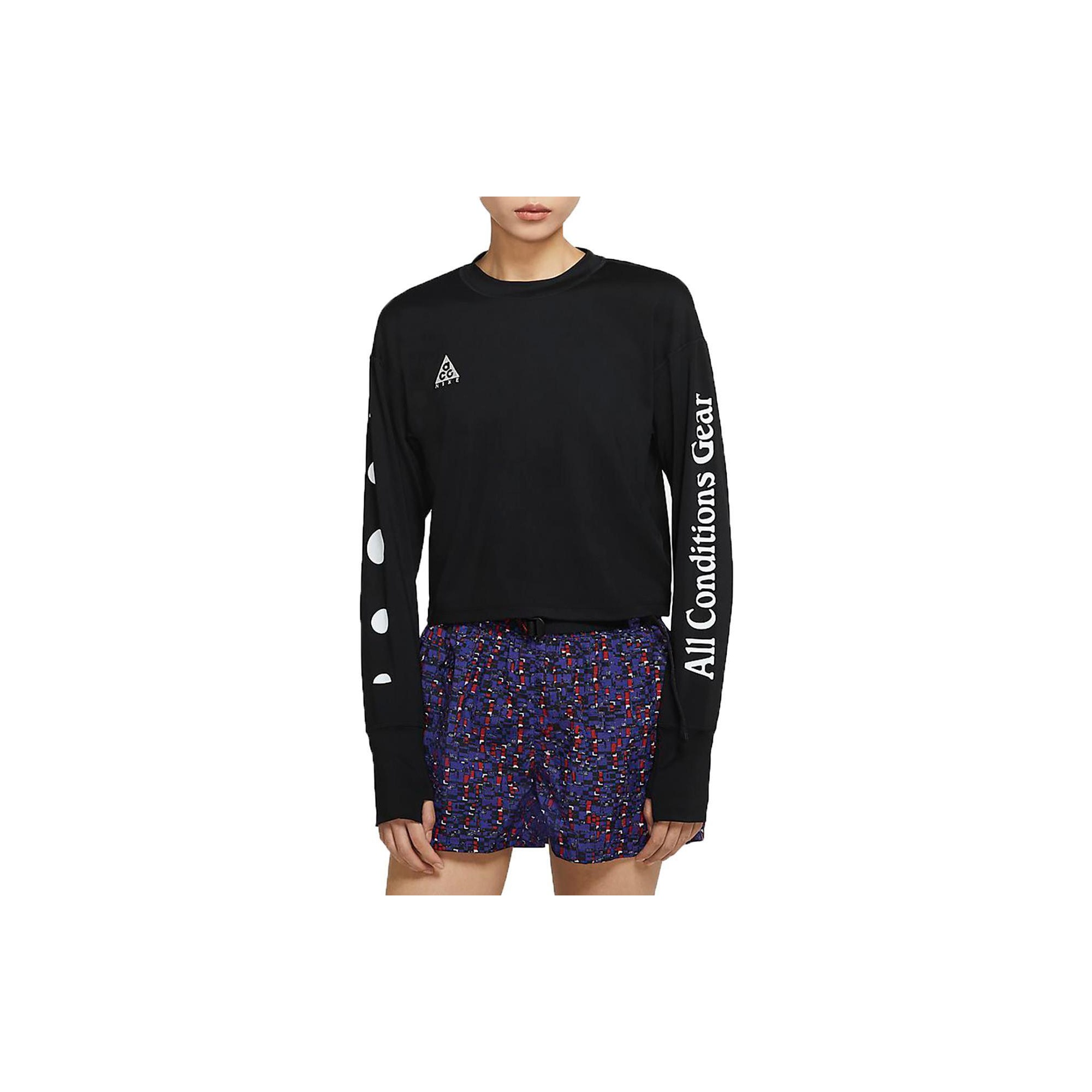 Nike ACG Crop Tops Women's Black L - POIZON