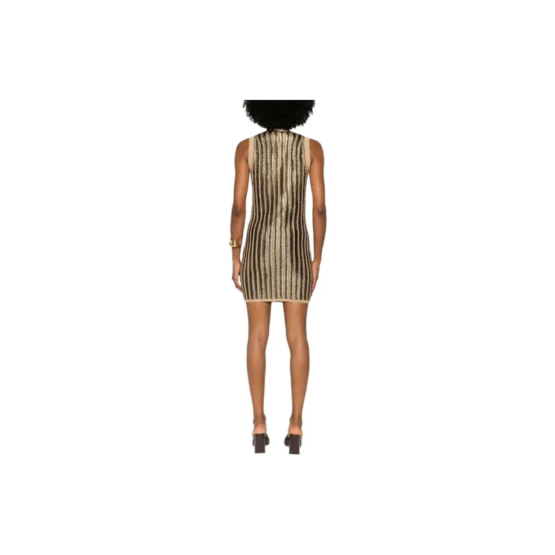 TOM FORD Slinky Ribbed-Knit Mini Dress-2