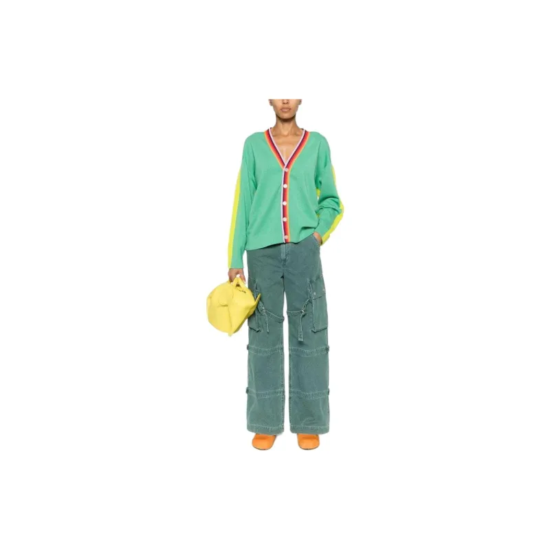 Christopher John Rogers Colour block Knitted Cardigan-1