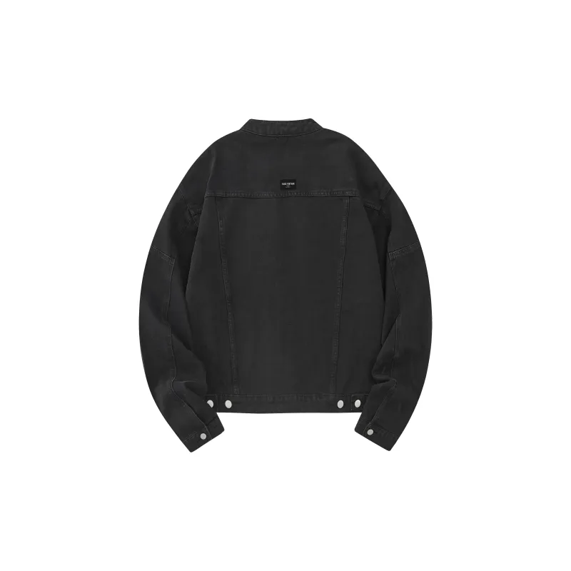FAKE VINTAGE Denim Jacket Unisex-3