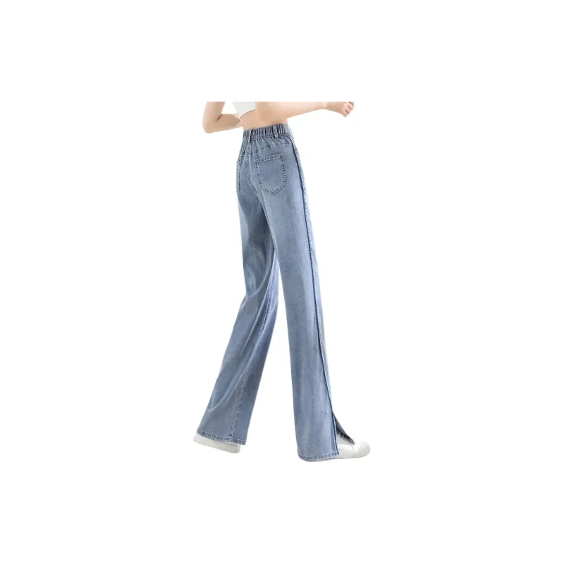 Mo Han Yi Mei Jeans Women's Denim Blue-2
