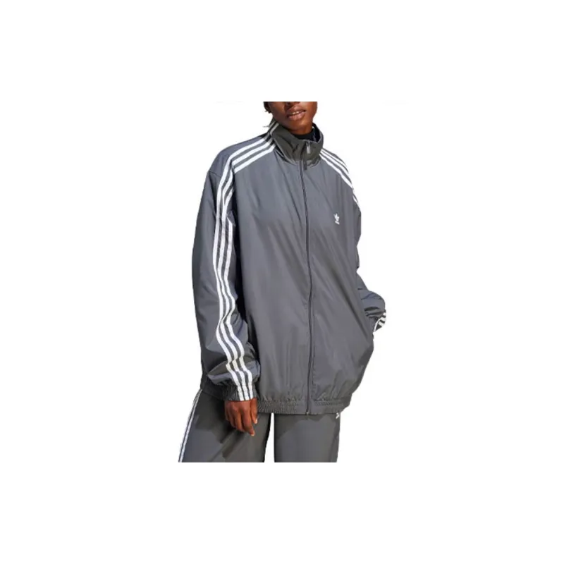 Adidas Originals ADILENIUM Jacket Women's Dark Gray-3