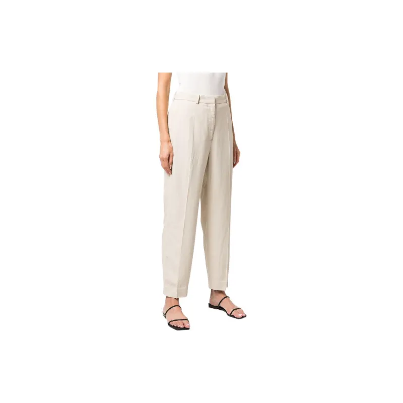 TOTEME Tapered Linen Trousers-3