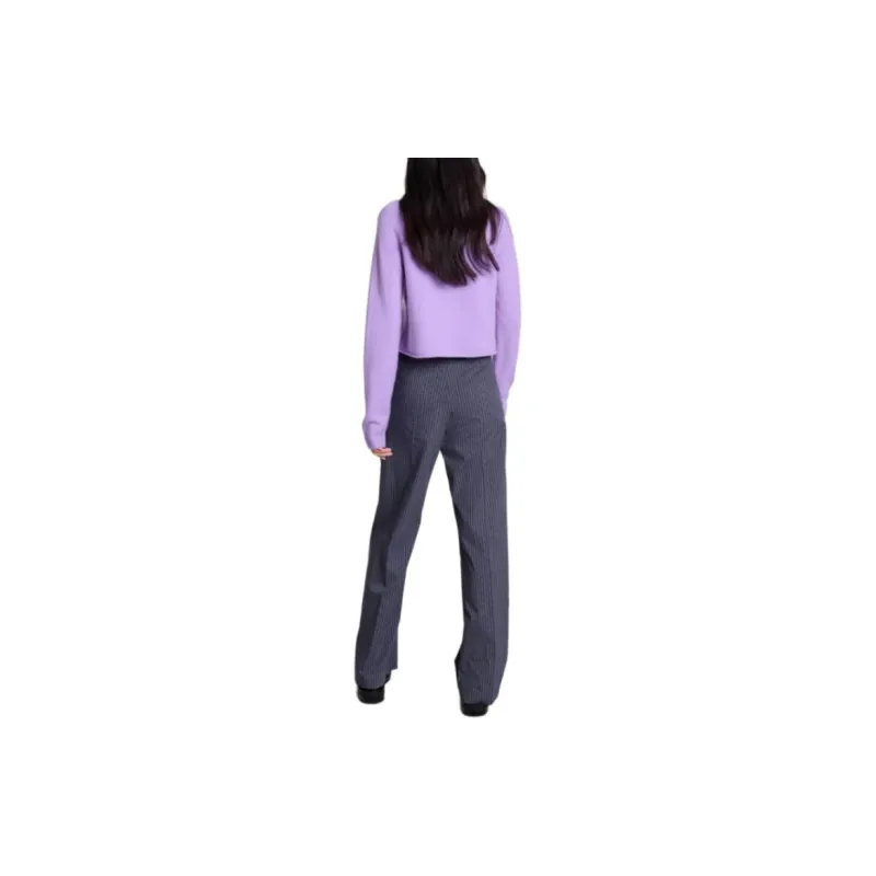 Maje Rhinestone embellished Trousers-2