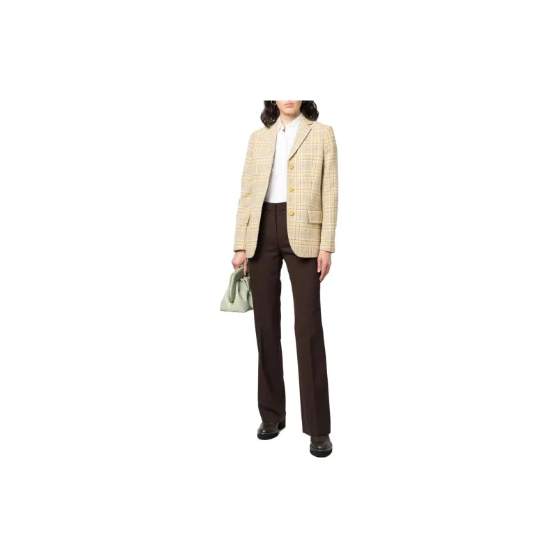 ASPESI Checked Single breasted Blazer-1