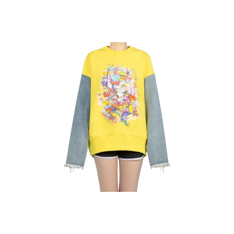 Richie Macie Sweatshirt Women's Bright Yellow-2