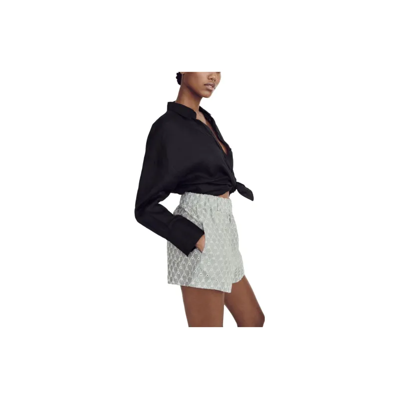 ZARA Casual Shorts Women's Blue-4