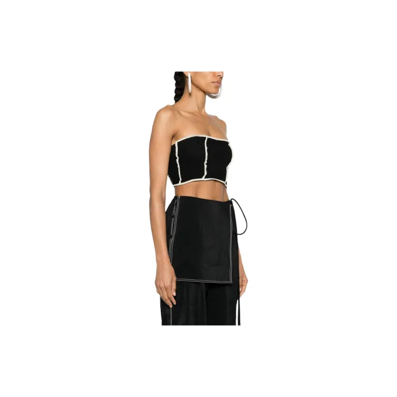 NANUSHKA Luisa Strapless Cropped Top-2