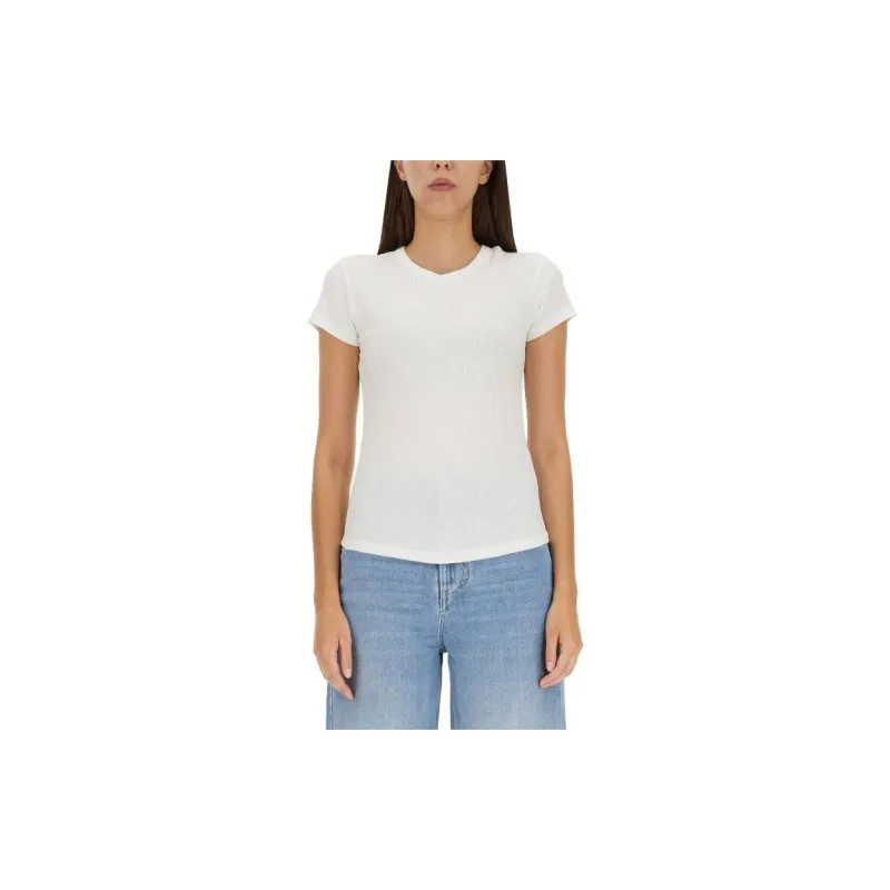 ISABEL MARANT Slim Fit Fine Ribbed Top-2