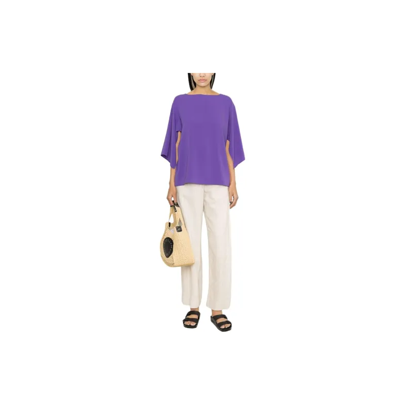 Alberto Biani Boat neck Long sleeved Blouse-1