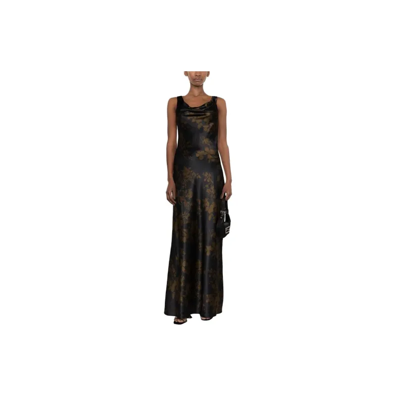 Reformation Annabelle Silk Gown-1
