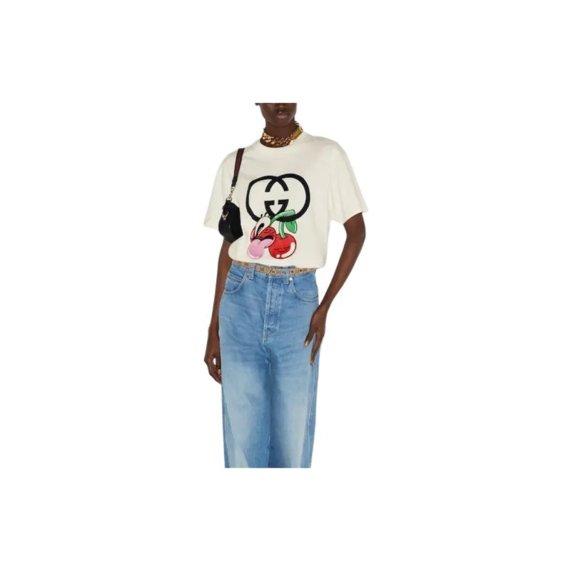GUCCI T Shirts Women's White-4