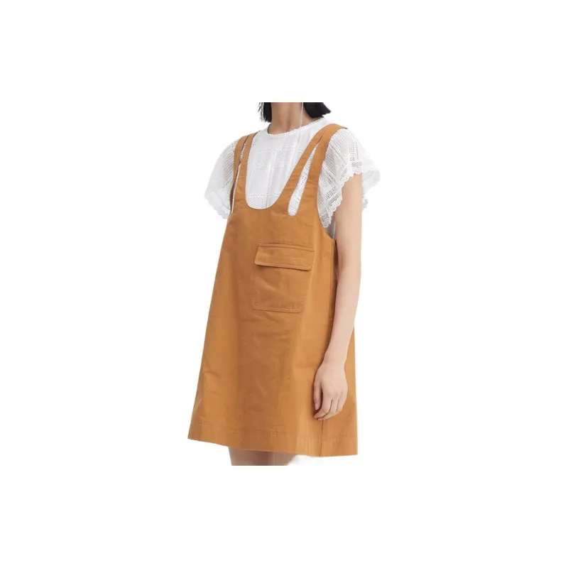 LOFT SHINE Sleeveless Dresses Women's Caramel-2