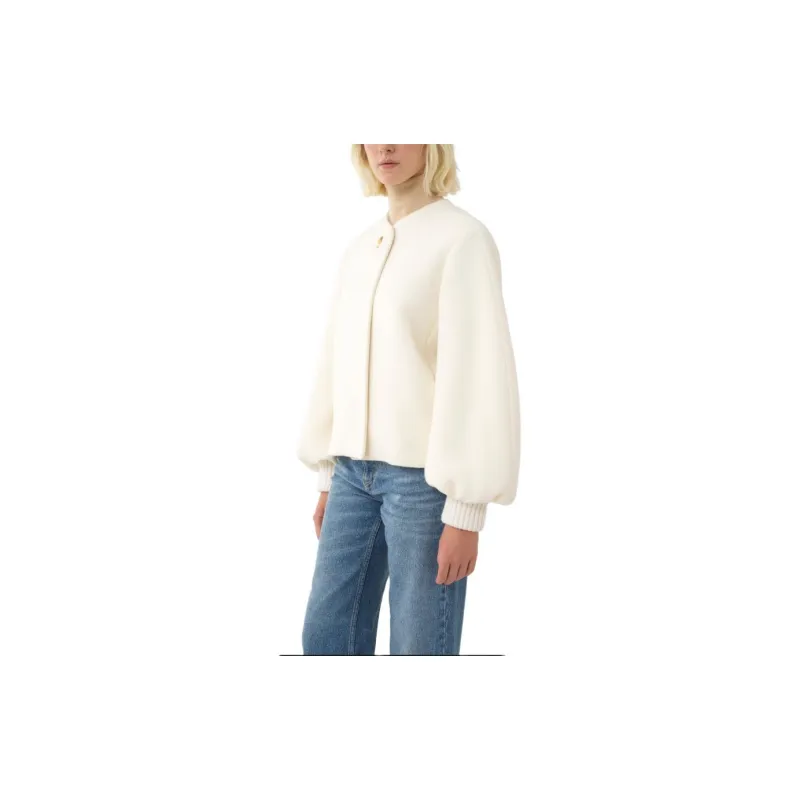 Chloé Balloon sleeve Cropped Jacket-2