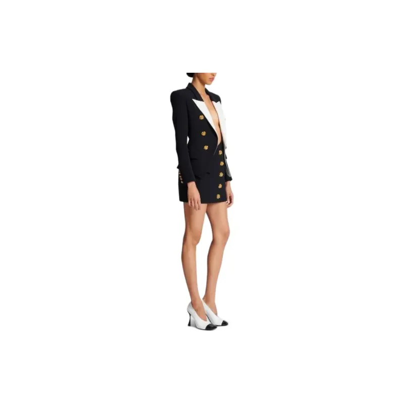 BALMAIN Jackets & Coats Women's Black-3