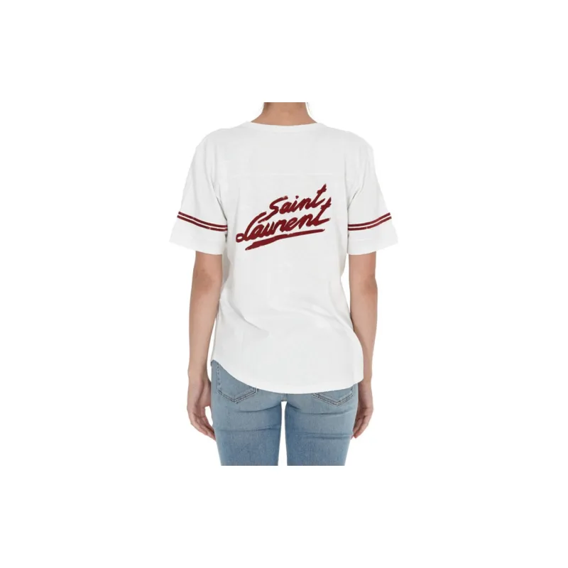 SAINT LAURENT T-Shirts Women's White-2