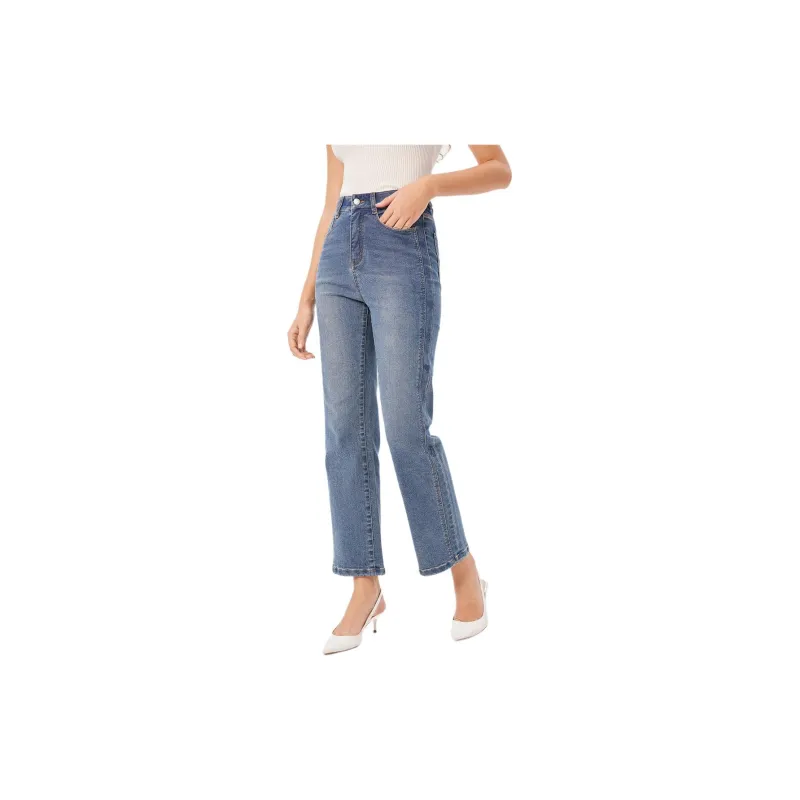Hush Puppies Jeans Women's Gray Blue-3
