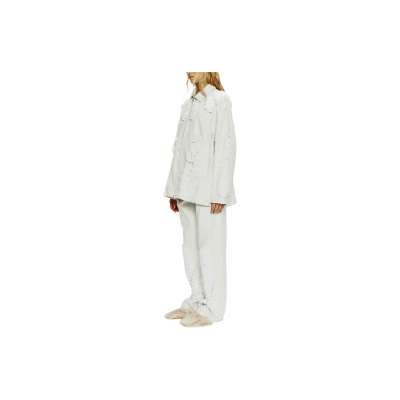 SONG FOR THE MUTE FW24 Jackets Coats Women's White-3