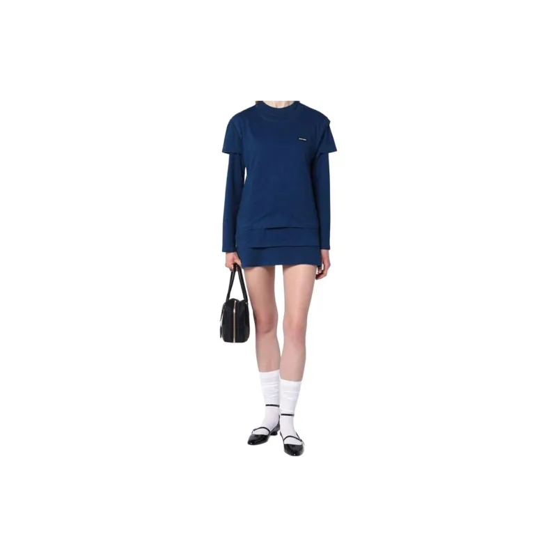 MIU MIU Set Of Three Logo Patch T Shirts-5