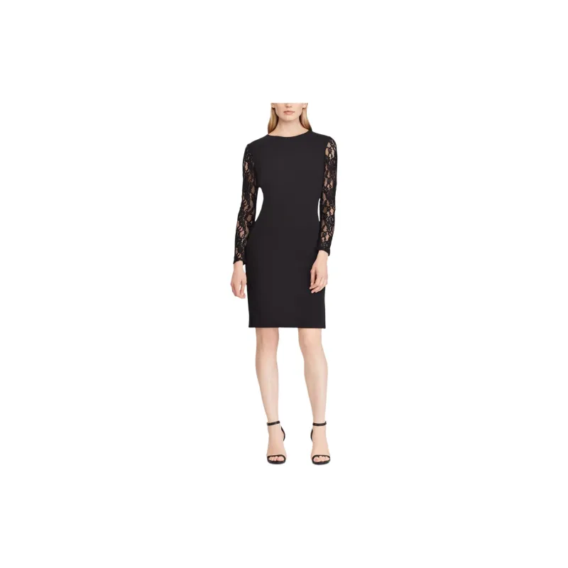 Polo Ralph Lauren Long Sleeved Dress Women's Black-1