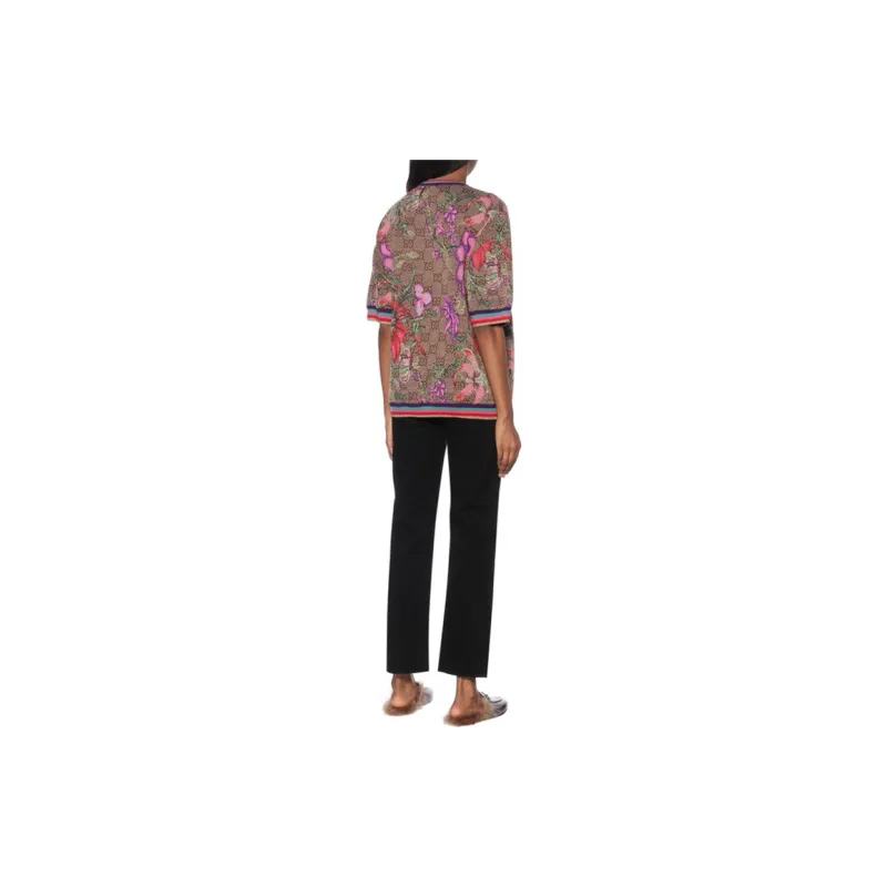 GUCCI T-Shirts Women's Brown-2