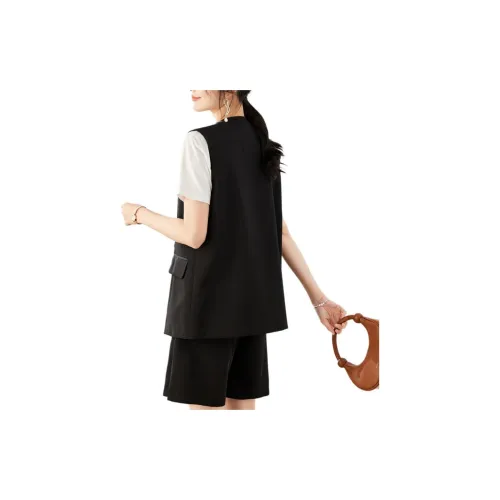 TERRE BLEUE Casual Suit Women's Black